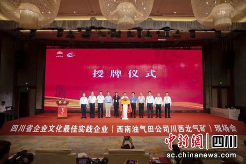 川西北氣礦榮膺四川省企業文化最佳實踐企業，文化藝術交流再添碩果